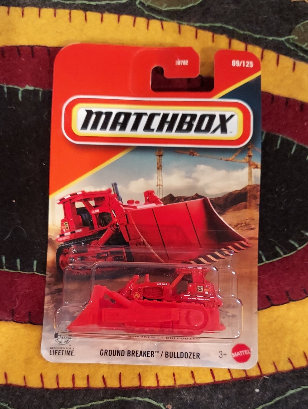 ❤️ Matchbox Red Ground Breaker / Bulldozer